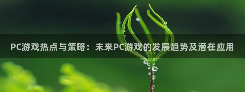 天美娱乐集团：PC游戏热点与策略：未来PC游戏的发展趋势及潜