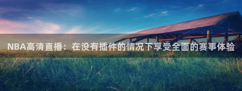 833体育：NBA高清直播：在没有插件的情况下享受全面的赛事体验